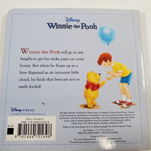 Disney Winnie The Pooh Pooh's Honey Tree Book - Picture 2 of 2